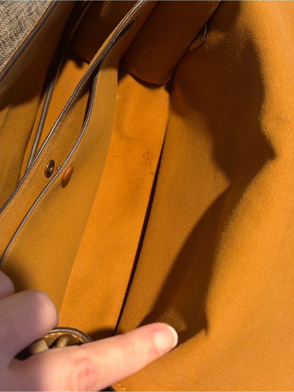 Coach Chain Tabby Shoulder Bag 26 Honey Brown - Picture 9 of 17